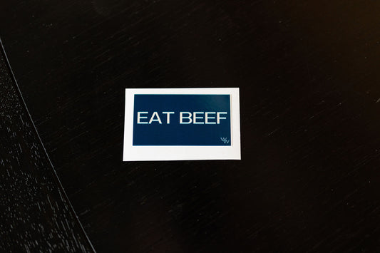 Eat Beef Sticker