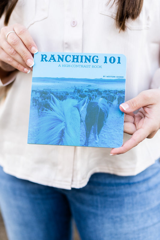 RANCHING 101 High Contrast Book for Babies